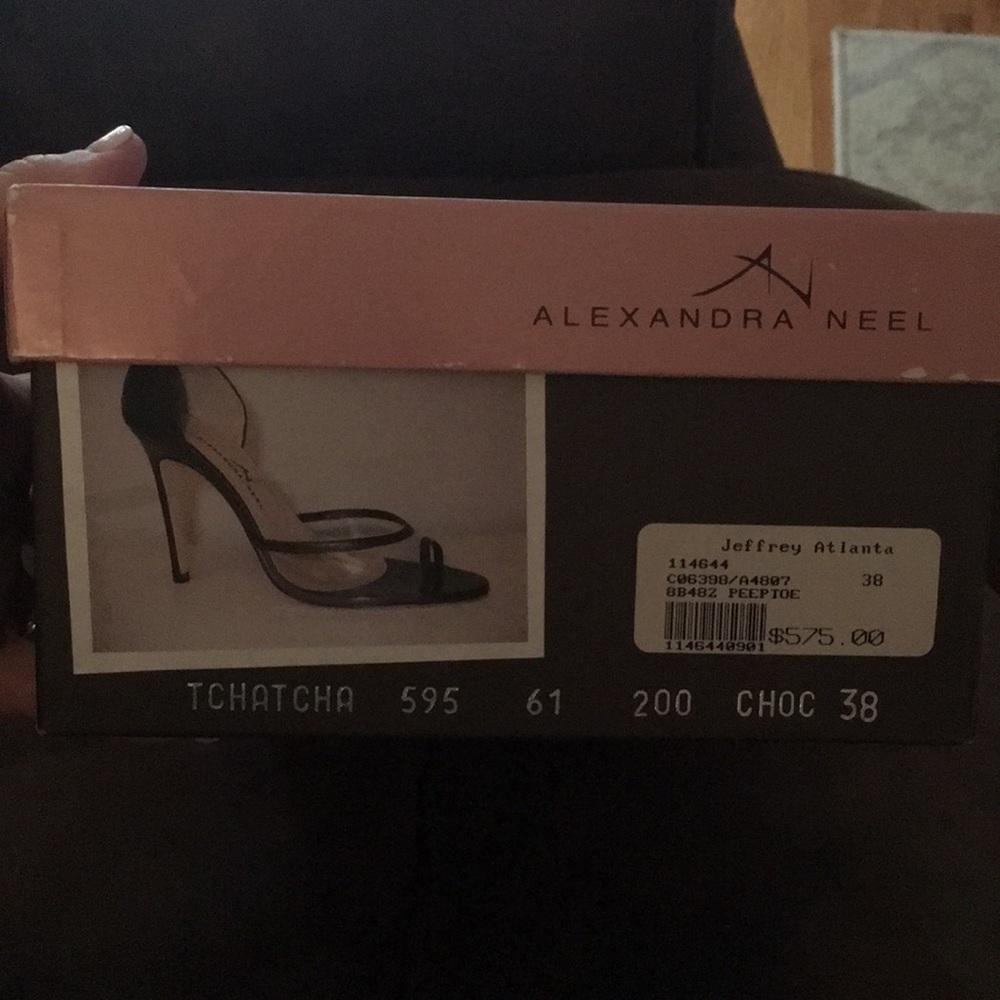 Brown Peep Toe shoes